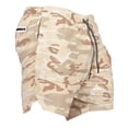 thumbnail image 1 of Pantalones cortos de entrenamiento 2 en 1 para hombre, para gimnasio, correr, fitness, con bolsillos con cremallera Marrón XL, 1 of 9