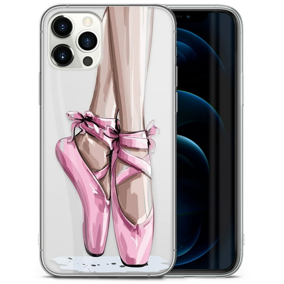 Case Yard iPhone-11-Pro Case Clear Soft & Flexible TPU Ultra Low Profile Slim Fit Thin Shockproof Transparent Bumper Protective Cover Drop Protective Cell Phone Cases (Ballerina)
