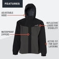 thumbnail image 2 of Grundens Full Share Jacket Grey/Black 10329-015 BRAND NEW, 2 of 5