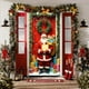 thumbnail image 4 of Christmas Door Curtain Santa Claus Polyester Fabric Decorative Cover for Holiday Party Wall and Door Hanging Festival Home Decor, 4 of 6