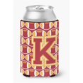 thumbnail image 1 of Letter K Football Cardinal & Gold Can or Bottle Hugger, 1 of 1