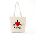 thumbnail image 6 of CafePress - I Heart My Corgi Tote Bag - Unisex Canvas Tote Bag, Beige, 1-Piece, 6 of 7