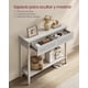 thumbnail image 5 of VASAGLE Mesa de Consola para Recibidor, Mesa de Sofá Delgada para Salón, Mesa de Entrada con 2 Cajones, Estante Abierto, Esquinas Redondeadas, Estilo Boho, Beige Roble LNT016Y57, 5 of 5