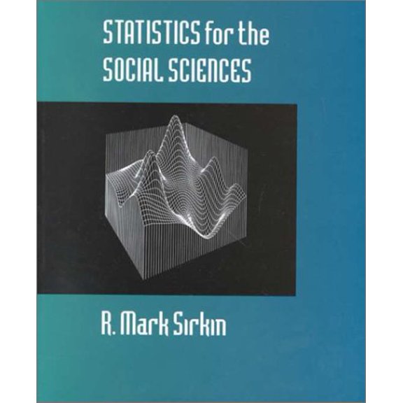 Pre-Owned Statistics for the Social Sciences (Paperback) 0803951450 9780803951457