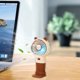 thumbnail image 5 of ddioayh Handheld Fan USB Rechargeable Portable Mini Fan with Stand 3 Speed Settings 400mAh Battery Quiet Operation for Outdoor Indoor Use, 5 of 6