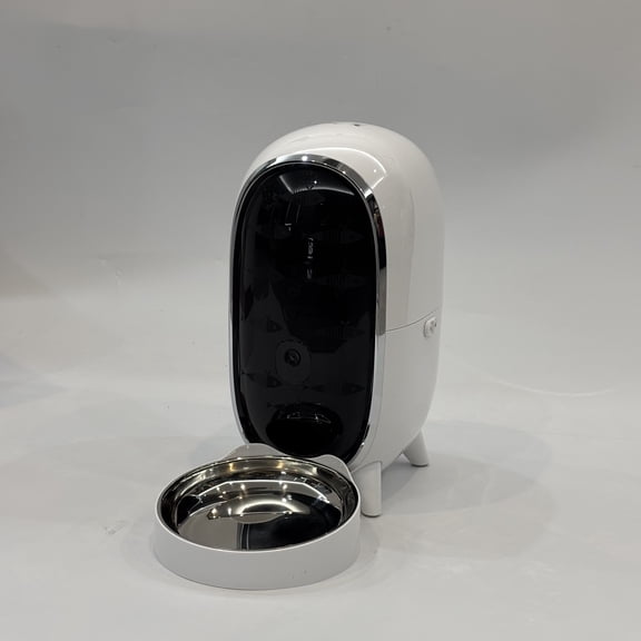Qfeeder Smart Automatic Pet Feeder with Camera, WiFi App Control Food Dispenser, 1080P HD Night Vision, Stainless Steel Bowl, for Cats & Small to Medium Dogs