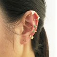 thumbnail image 1 of Conjunto de 6 pares de pendientes de aro Punk, pendientes de círculo grande, joyería para mujeres y niñas, Clip de oreja Steampunk, pendiente de estilo Punk Tan Jianjun  unisex, 1 of 2