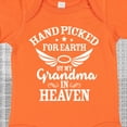 thumbnail image 4 of Inktastic Handpicked for Earth by My Grandma in Heaven Angel Wings Boys or Girls Baby Bodysuit, 4 of 5