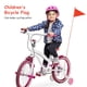 thumbnail image 2 of Juego de banderas de seguridad para niños, asta de bandera para bicicleta de montaña, bandera Triangular de seguridad con soporte de montaje, 2 of 8