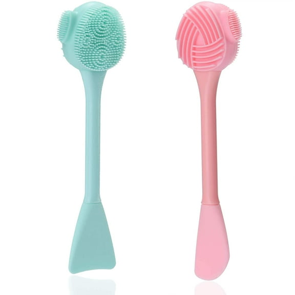 "4 In 1 Face Scrubber, Face Scrubber, Nose Cleaning, Cream Applicator, Mask Collector, Facial Exfoliator Cleansing Brush, Great for Face Clean, Care, and Make Up."