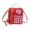 Red, variant on Abbraccia Telephone Crossbody Bag Practical Sturdy Telephone Shoulder Handbag for Umbrella Black