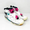 thumbnail image 2 of Ni - ke Ni - ke Boys Air Jordan 8 305368-113 White Basketball Shoes Sneakers Size 7Y, 2 of 5