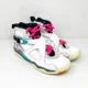 thumbnail image 2 of Ni - ke Ni - ke Boys Air Jordan 8 305368-113 White Basketball Shoes Sneakers Size 7Y, 2 of 5