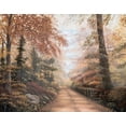 thumbnail image 2 of Brown, Betsy 18x15 White Modern Wood Framed Museum Art Print Titled - Road to Shepherd, 2 of 4