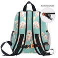 ALAZA Butterfly Cherry Blossom Pattern School Backpack Student Bookbag