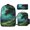 Color, variant on Magical Butterfly Forest 3pcs/Set Student Travel Bags Laptop Daypack Backpack Shoulder Bag Pencil Case