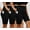 black/black/black(3pack), variant on Women's Plus Size Butterluxe Tummy Control High Waist Yoga Shorts Workout Athletic Biker Shorts with Pockets 3-Pack
