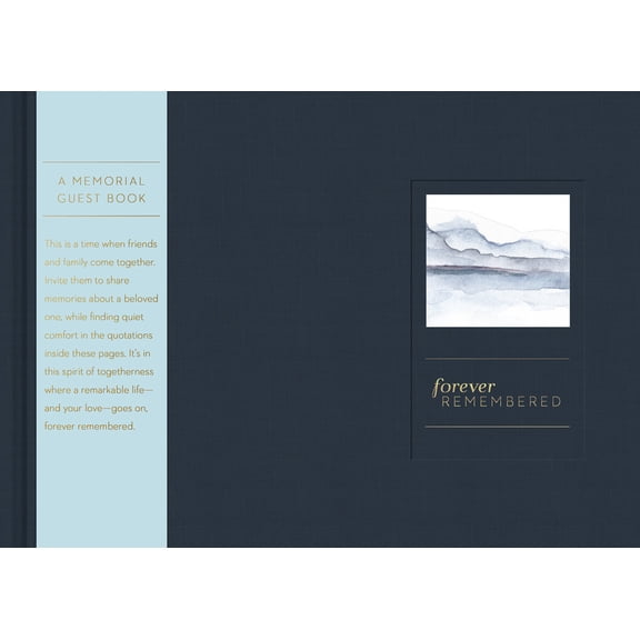 Forever Remembered -- A Memorial Guest Book, (Hardcover)