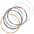 thumbnail image 1 of EXHUMKY Acoustic Guitar Strings 6Pcs Durable Rustproof Coating Green for Performance, 1 of 8