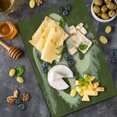 thumbnail image 5 of Dragon Cutting Board, Chinese Reptile Dragon Eastern Culture Medieval Themed Grunge Style Pattern, Decorative Tempered Glass Cutting and Serving Board, Large Size, Yellow and Green, by Ambesonne, 5 of 5