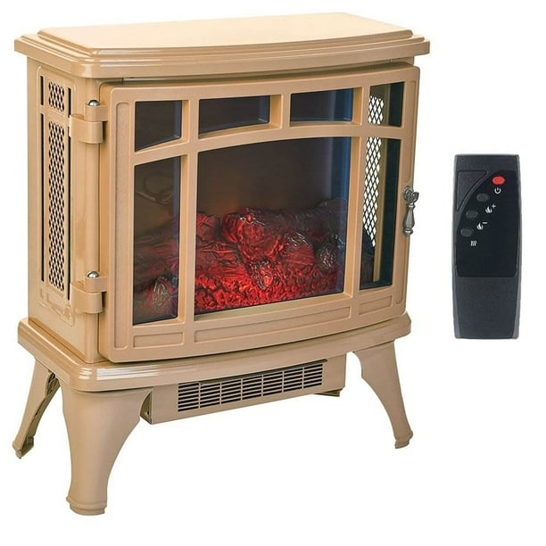 Duraflame Infrared Quartz Stove Heater With Flame Effect Tan Dfi 8511 Walmart Com Walmart Com