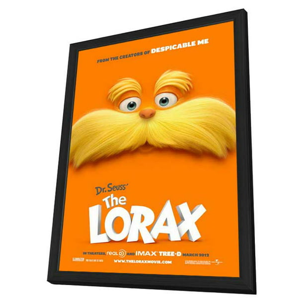 Dr Seuss The Lorax 12 11x17 Framed Movie Poster Walmart Com