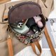 thumbnail image 1 of Bolsa Mochila de Lona JShteea Para Estrenar Estampado de Flores Mujer Estilo Preppy, 1 of 9