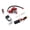 Red, variant on M Buder RC Winch with Remote Controller System Tamiya Plug Compatible with 1/10 1/8 RC Car 5.12 inches / 13 cm Black
