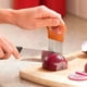thumbnail image 4 of Fiudx Cortado de Verduras, Cortador de Tomates de Agarre Seguro, Guía de Cebolla de Acero Inoxidable, Tenedor con Mango Fácil de Sujetar, Herramienta de Preparación de Cocina, Regalo para Chefs Princ, 4 of 6