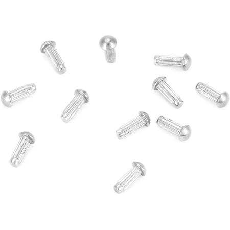 100Pcs M2 Round Head Rivet Solid Rivet Stainless Steel Material ...