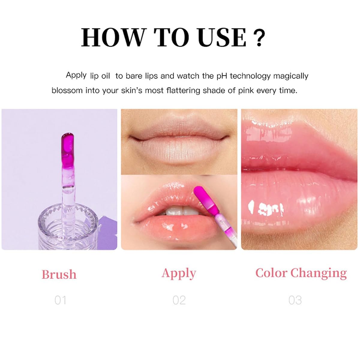 color changing lip gloss lip glow