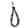 thumbnail image 1 of MERIGLARE Beaded Key Chain Party Favors Wristlet Strap Gift Glass Keychain for Handbag Translucent Black, 1 of 9