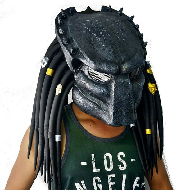 Predator casco replica mascara latex mascara Halloween Cosplay disfraz Prop latex Walmart en linea
