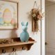 thumbnail image 5 of TanSiDing Easter Bunny Figurine Spring Home Decor Desktop Ornament Festive Bunny Statue Holiday Tabletop Decoration for Indoor Outdoor Decor, 5 of 6