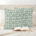 thumbnail image 3 of Green Leaves Outdoor Waterproof Pillow Covers, Pastoral Natural Leaf Plants Farmhouse Decorative Square Throw Pillowcase Sofa Cushion Sham for Patio/Couch/Chair, 16"x16" 2 Pack, 3 of 8