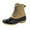 Beige, variant on XIMIN Women's Duck Boots Two Tone Rain Rubber Rain Boots Lace-Up Waterproof Snow Boots Lined Fleece Anti Slip Mid-Calf Winter Boots