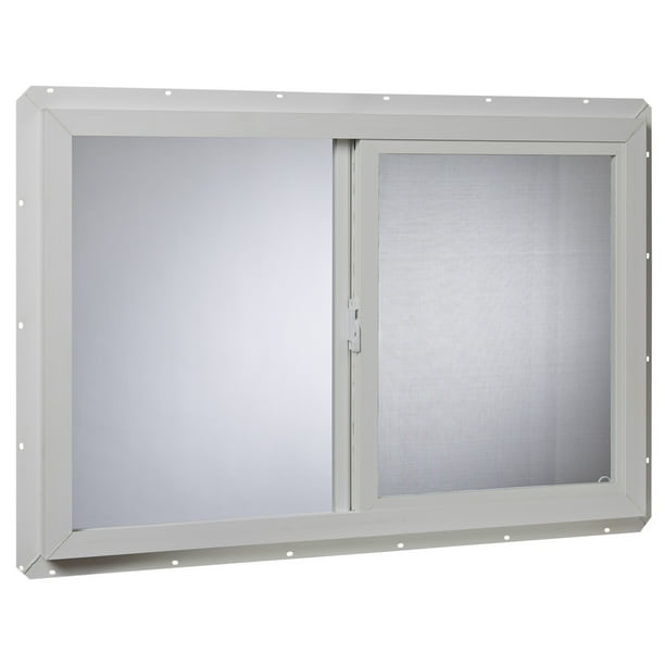 36 X 24 VINYL UTILITY SLIDER WINDOW SINGLE GLAZED
