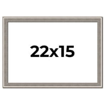22x15 Frame Grey Real Wood Picture Frame Width 1.25 inches | Interior Frame Depth 0.5 inches | Hans