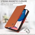 thumbnail image 5 of Case for Samsung Galaxy A52 5G/4G PU Leather Wallet Case Cover,Samsung Galaxy A52 5G Flip Folio Case with Card Holders,Magnetic Phone Case Compatible with Samsung Galaxy A52 4G,Yellow Brown, 5 of 13