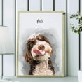thumbnail image 3 of Pet Memorial Canvas Art Custom Portrait Personalized Dog & Cat Gift 8x10, 3 of 8