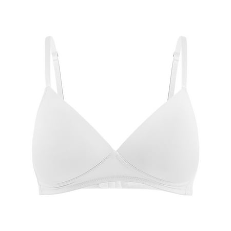 Clearance! Manxivoo Bras for Women Women s Inbarely Bralette Unlined Bra No Underwire Sexy Comfortable Everyday A-H