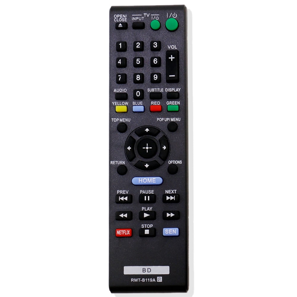 RMTB119A New Replacement Remote Fit for Sony Bluray Disc DVD Player