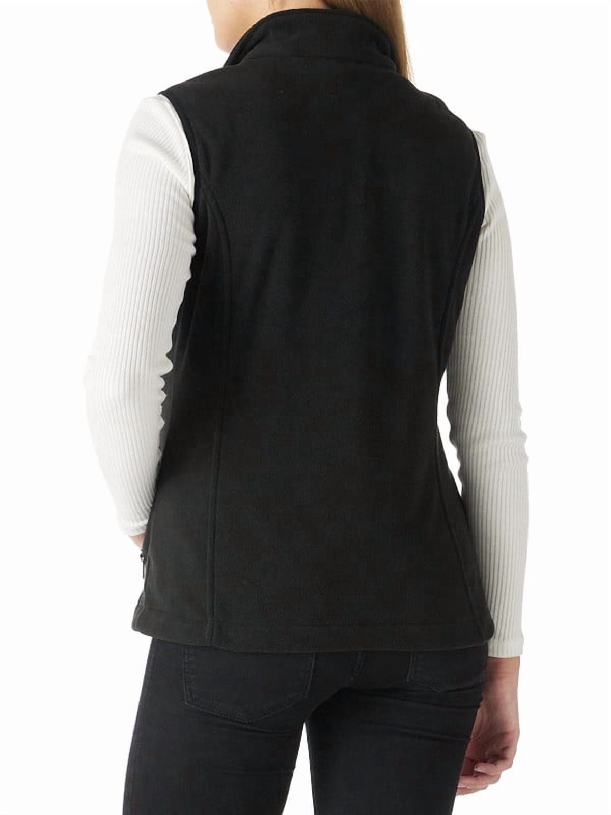 Off Road Ventures Womens Fleece Lined Vests Lightweight Zip Up Outerwear Sleeveless Vest Jacket for Running Hiking Travel