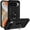 Black, variant on For Google Pixel 10 Pro XL Ring Magnetic Kickstand Hybrid Case Cover - Hot Pink