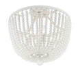 thumbnail image 3 of 4 Light Chandelier In Classic Style 16.5 Inches Wide By 18 Inches High-Matte White Finish-White Shade Color   -Traditional Installation Crystorama, 3 of 4