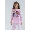 thumbnail image 2 of Barbie Little Girls Pajama Shirt Pants and Slippers 3 Piece Little Kid to Big Kid, 2 of 5