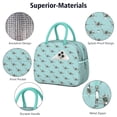 thumbnail image 4 of Womens LightBlue Cartoon Dinosaurs Skeletons Pattern Lunch Box for Work,Insulated Lunch Bag for Women,Loncheras Para Mujer,Leakproof Adult Lunch Bag for Work,Beach,Travel,Picnic,Camping, 4 of 7