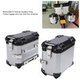 thumbnail image 3 of Motorcycle Side Box 35L Large Capacity Aluminum Alloy Hard Saddlebag Safety Lock Handle for, 3 of 7
