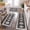 Black, variant on BURIBURI Farmhouse Kitchen Rugs Sets of 3, Kitchen Runner Rugs Non Slip Washable, Boho Kitchen Mats for Floor, Indoor Door Mat Entrance, Laundry Room Rug, Thick Kitchen Floor Mat Carpet