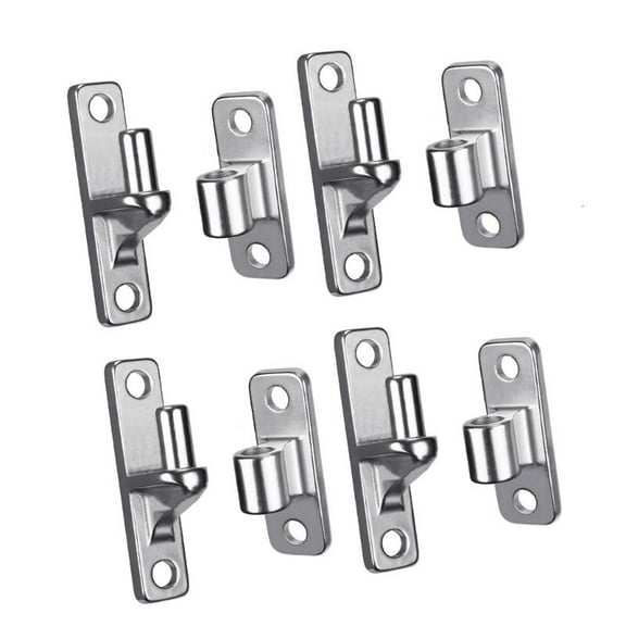 WINDLAND Heavy Duty Steel Gate Hinges Wall Mount Gate Hinges set for Farm & Wooden Fence